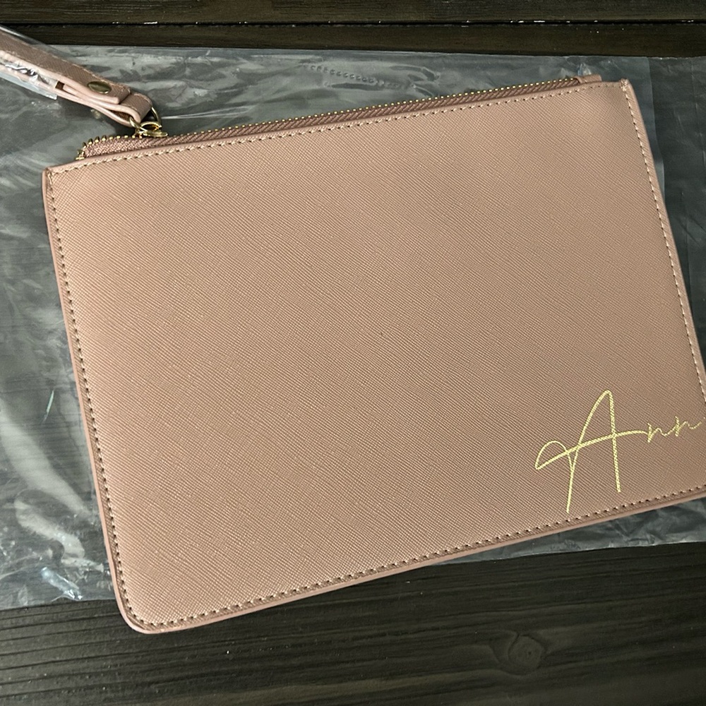 Wristlet- monogrammed “Ann”